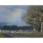 Hillsboro: : Rainbow over Evergreen Road