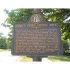 Richland: First Post Office Site in Richland Historic Marker