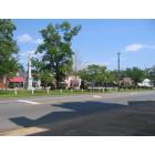 Ellaville: Town Square with Confederate Memorial - Downtown Ellaville
