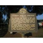 Cuthbert: Andrew Female College Historic Marker - Cuthbert Town Square