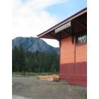 South Cle Elum: Depot at South Cle Elum and Mt. Peoh