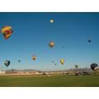 Cedar City: Picture of hot air balloons at SkyFest in September 2008