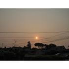 Rodeo: : Smokey sunrise during the California fires in the summer of 2008