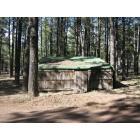 Parks: : Old Creosote Tie Cabin dating from at least 1940's