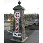 Colfax: Colfax, entering sign, March 2009