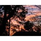 Pinehurst: a beautiful and thankfully typical Pinehurst sunset.