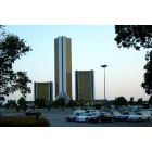 Tulsa: : Oral Roberts University 60-story CityPlex Tower which at 648 feet There are three triangular towers with over 2,200,000 square feet (204,000 m2) of office space.