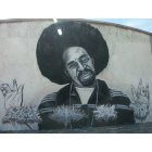 Vallejo: A Mural of Bay Area legend, Mac Dre, on a Vallejo water tank