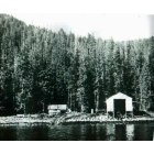 Hollis: Wolf creek boatworks about 1945