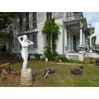 Cairo: : Nude Statue in Yard on MLK Drive, Cairo, IL 2009