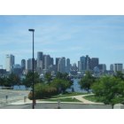 Boston: : Boston skyline form Logan.