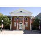 Bryan: : Carnegie Library on Veterans Day in Downtown Bryan