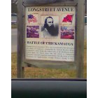 Chickamauga: : street sign
