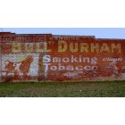 Oakland: : historic Oakland Oregon Bull Durham tobacco advertising on side of building now the Palace Gallery
