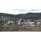 Oakland: : historic Oakland Oregon view overlooking into valley