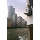 New York: : The Twin Towers from Circle Line Tour, June 2001