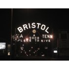 Bristol: : Bristol Sign at night