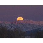 Tetonia: Moonrise over Tetonia