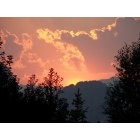 Estes Park: : Sunset Over the Mountains