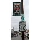 Claysville: Sign Post in Claysville