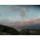 Warm Springs: Beautiful Sunset & Hills climbing the hill out of Warm Springs headed to Madras