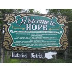 Hope: Welcome to Hope Sign