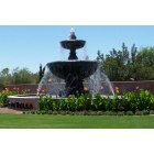 Sun City West: The fountain at the entrace to Corte Bella, SCW, AZ