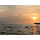 Key West: : view from Mallory Square - sunset