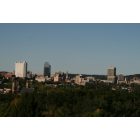 Worcester: : downtown worcester from the holy cross hill