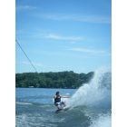 Fairmont: : one of the many activites to do on the lake- wakeboard