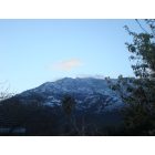 Clayton: : Snow on Mt. Diablo view from Dana Hills
