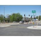 Middleton: Middleton's first street light- just started operating today 05-11-2011