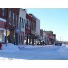 Ash Grove: Main Street Thirteen Inches of Snow