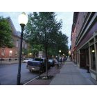 Clearfield: Nice downtown street before dark