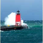 Charlevoix: : Windy Day at the Beach