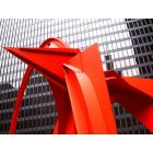 Chicago: : red calder sculpture