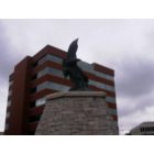 Neenah: : eagle statue in downtown Neenah