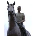 Dixon: Dixon Riverfront Plaza - Ronald Reagan Statue