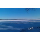 Hubbard Lake: : blinding day in winter