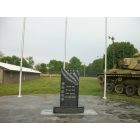 Mulberry Grove: : Updated photo in front of the tank, a remembrance area 2012