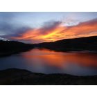 Mountain Home: Sunset over Anderson Ranch Reservoir