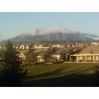 Brentwood: View of Mount Diabolo crowned by the only cloud in the sky January 2013