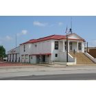 Clarendon: : CITY HALL of the oldest surviving town in the Texas Panhandle. Originally founded along the banks of the Salt Fork of the Red River, it moved five miles south to the present location to profit from the Denver-Ft. Worth railroad.