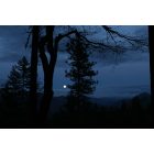Williams: Full moon from Pennington Mountain home