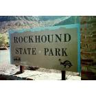 Deming: : Rockhound Park Sign