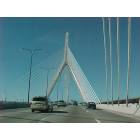 Boston: : Leonard Zakim - Charlestown Memorial Bridge, part of the "Big Dig"