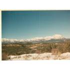 Blanding: : winter 1987-1988 View of Abajo Mountains from bean fields 4 miles north of Blanding