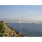 San Diego: : Viewing south towards the Coronado Bay Bridge