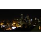 Boston: : View of Boston at night from Mission Hill.......