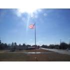 Bennettsville: American Flag at a Local Business